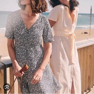 Sézane Sola daisy floral dress size 42